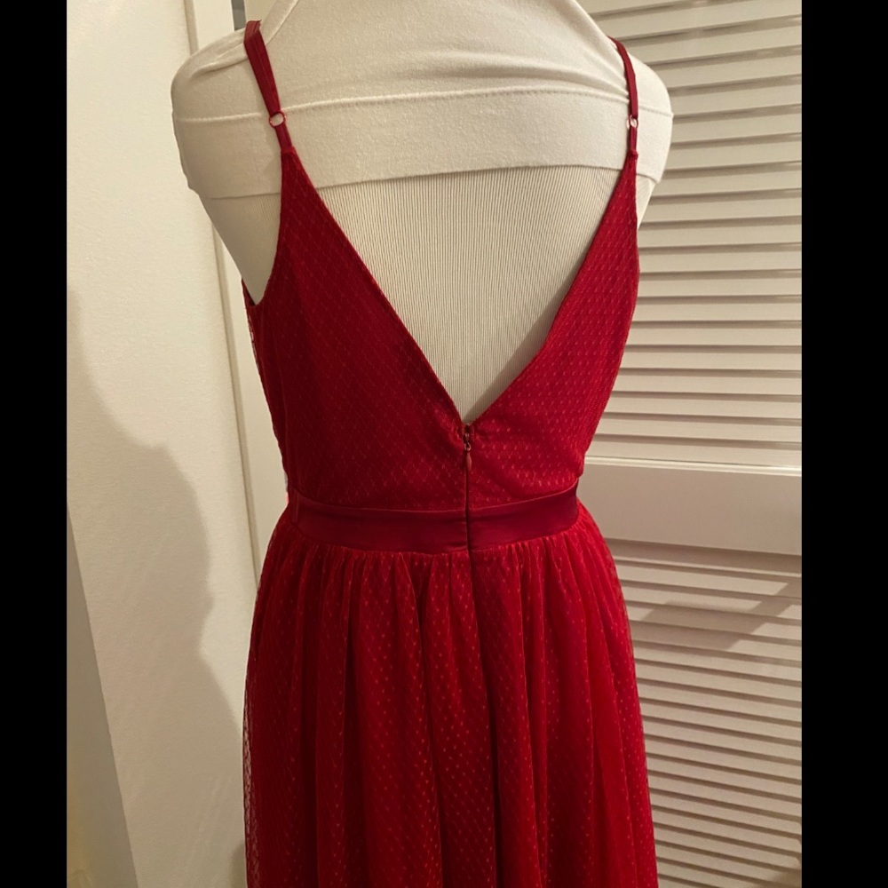 3 for $50✨ Red tulle dress - Picture 4 of 9